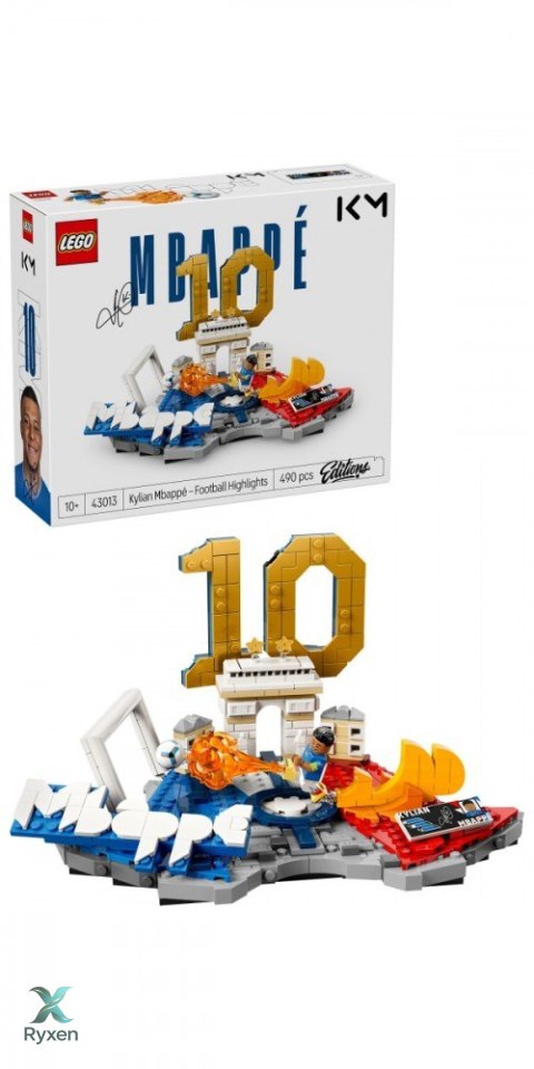Klocki editions 43013 kylian mbappé - piłkarskie momenty LEGO
