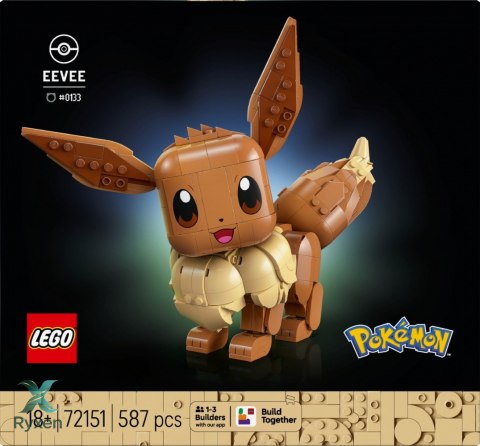 Klocki pokemon 72151 eevee LEGO
