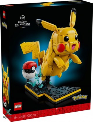 Klocki pokemon 72152 pikachu i pokeball LEGO