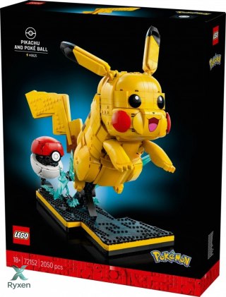 Klocki pokemon 72152 pikachu i pokeball LEGO