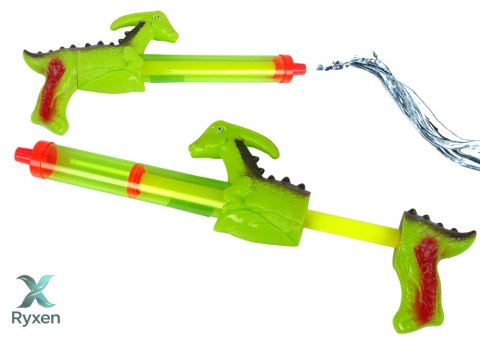 Pistolet Na Wodę 40 cm Dinozaur Zielony Ogród Zabawka LEAN TOYS