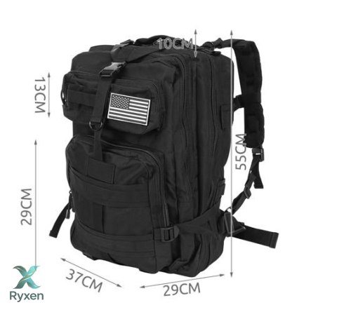 Plecak militarny XL czarny TRIZAND
