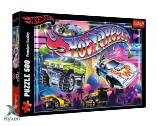 Puzzle - 500 - Hot Wheels: Lata 80-te - Trefl 37538 TREFL PUZZLE