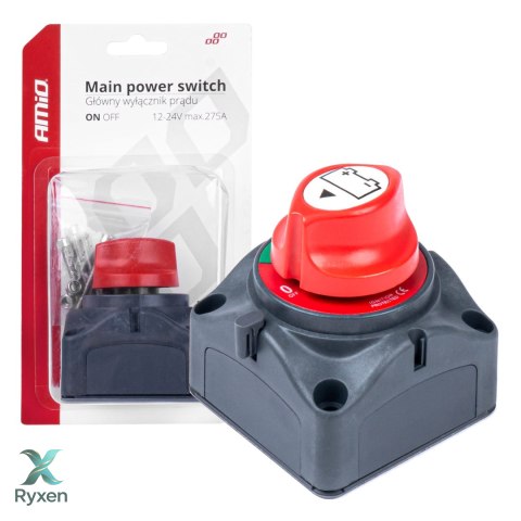 Wyłącznik odłącznik prądu hebel akumulatora 275a amio-03028 AMiO