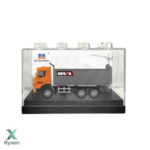 Wywrotka Metalowa Model Kolekcjonerski Huina Pomarańczowa 1:80 HUINA