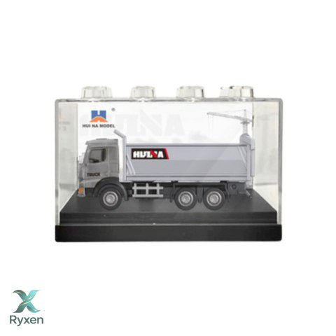 Wywrotka Metalowa Model Kolekcjonerski Huina Srebrna 1:80 HUINA