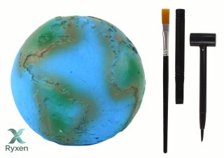 Zestaw Edukacyjny Mały Archeolog Wykopaliska Klejnoty Planeta Ziemia LEAN TOYS