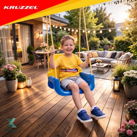 Huśtawka dla dzieci 3w1 23552 KRUZZEL