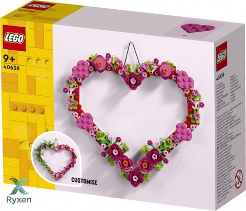 Klocki 40638 ozdoba w kształcie serca LEGO