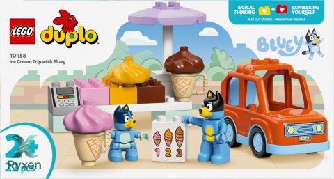 Klocki duplo bluey 10458 wyprawa po lody z bluey LEGO