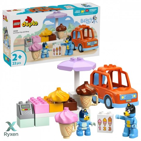 Klocki duplo bluey 10458 wyprawa po lody z bluey LEGO