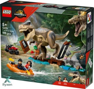 Klocki jurassic world 76975 ucieczka rzeką przed tyranozaurem LEGO