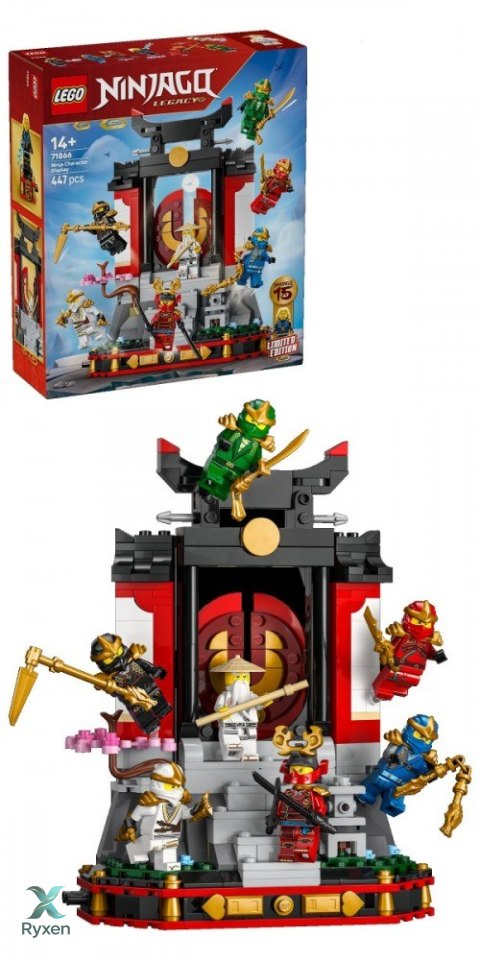 Klocki ninjago 71866 ozdoba z postaciami ninja 15-lecie LEGO