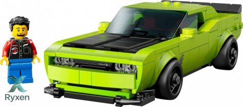 Klocki speed champions 77237 samochód sportowy dodge challenger srt hellcat LEGO