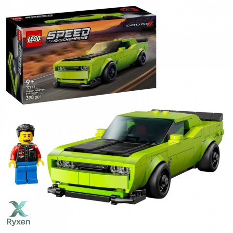 Klocki speed champions 77237 samochód sportowy dodge challenger srt hellcat LEGO