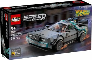 Klocki speed champions 77256 wehikuł czasu z powrotu do przyszłości LEGO