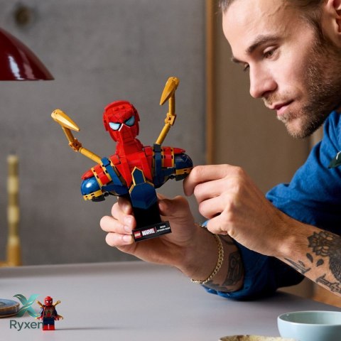 Klocki super heroes 76326 popiersie iron spider-mana LEGO