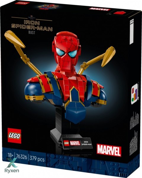 Klocki super heroes 76326 popiersie iron spider-mana LEGO