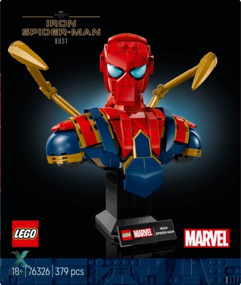 Klocki super heroes 76326 popiersie iron spider-mana LEGO