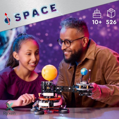 Klocki technic 42179 planeta ziemia i księżyc na orbicie LEGO
