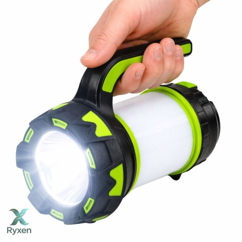 Latarka Lampa LED 2W1 Kempingowa Turystyczna Akumulatorowa Wielofunkcyjna LEAN