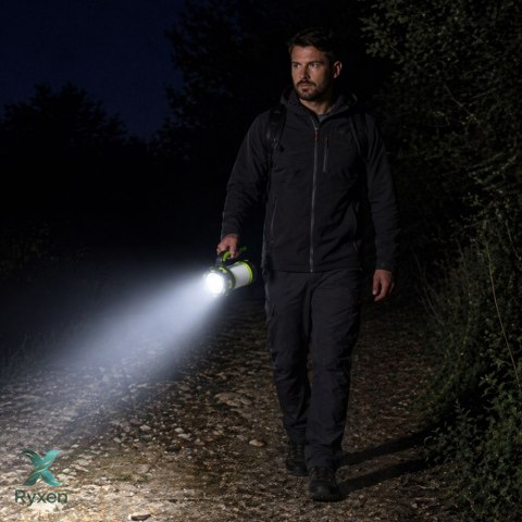 Latarka Lampa LED 2W1 Kempingowa Turystyczna Akumulatorowa Wielofunkcyjna LEAN