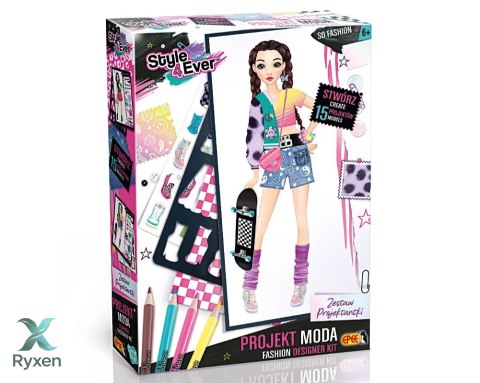 Zestaw kreatywny projekt moda projektantki - stylizacje na co dzień EPEE