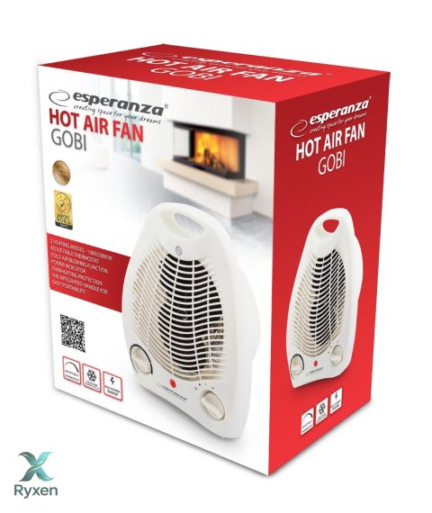 EHH011 Esperanza termowentylator 1000w/2000w gobi Esperanza