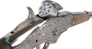 Gonher metalowa strzelba kowbojska 8 naboi PULIO