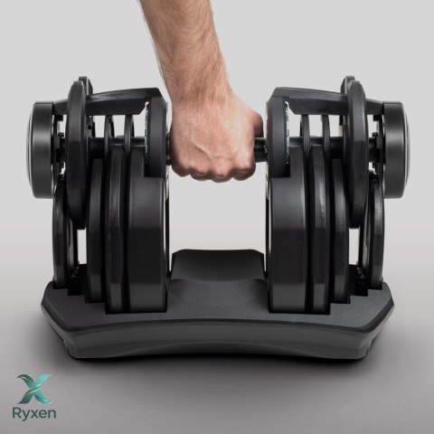 Hantel żeliwny regulowany automat 40 kg REBEL ACTIVE Rebel