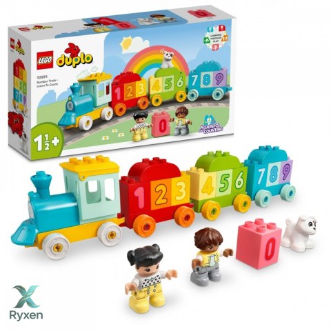 Klocki duplo 10954 pociąg z cyferkami - nauka liczenia LEGO