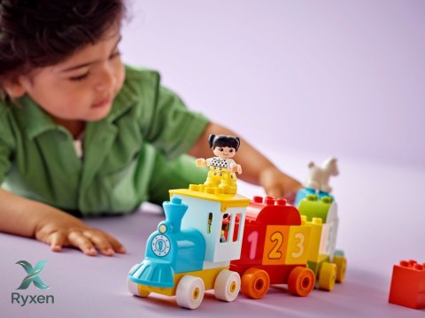 Klocki duplo 10954 pociąg z cyferkami - nauka liczenia LEGO