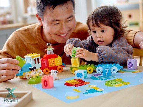 Klocki duplo 10954 pociąg z cyferkami - nauka liczenia LEGO