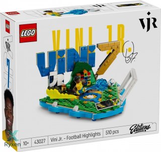 Klocki editions 43027 vini jr. - piłkarskie momenty LEGO