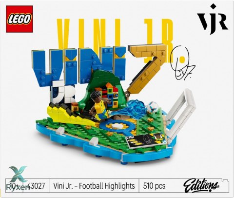 Klocki editions 43027 vini jr. - piłkarskie momenty LEGO