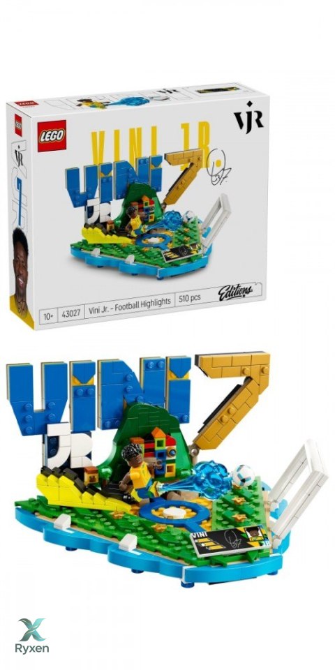 Klocki editions 43027 vini jr. - piłkarskie momenty LEGO