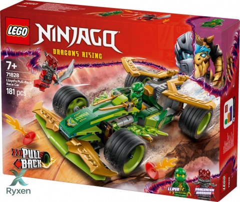 Klocki ninjago 71828 samochód wyścigowy lloyda z napędem typu pull-back LEGO