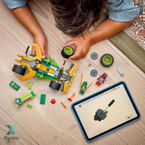 Klocki ninjago 71828 samochód wyścigowy lloyda z napędem typu pull-back LEGO