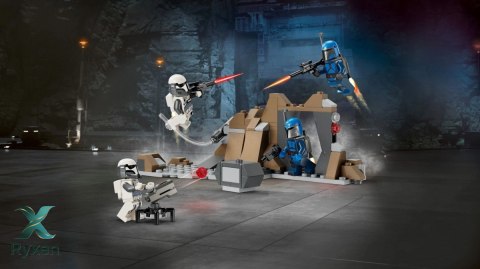Klocki star wars 75373 zasadzka na mandalorze - zestaw bitewny LEGO