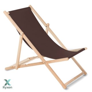 Leżak klasyczny bukowy GreenBlue GB183 cappuccino GreenBlue