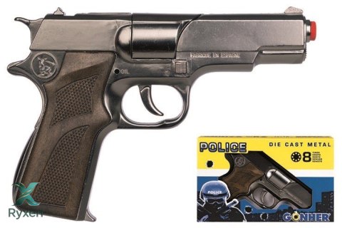Pistolet policyjny metalowy gonher 125/0 PULIO