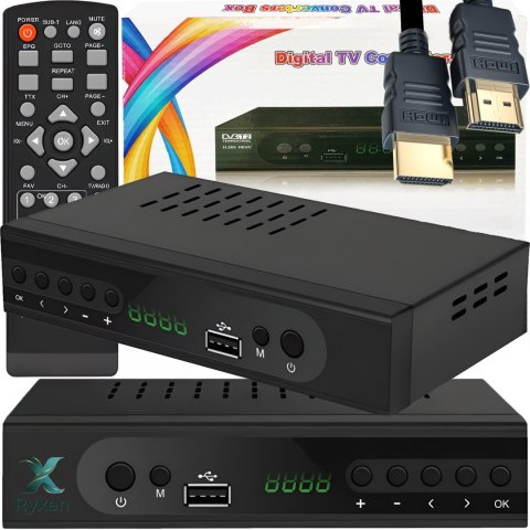 Tuner dekoder dvb t2 hevc h.265 telewizji naziemnej 4k ultra hd usb pilot -e255 RTO
