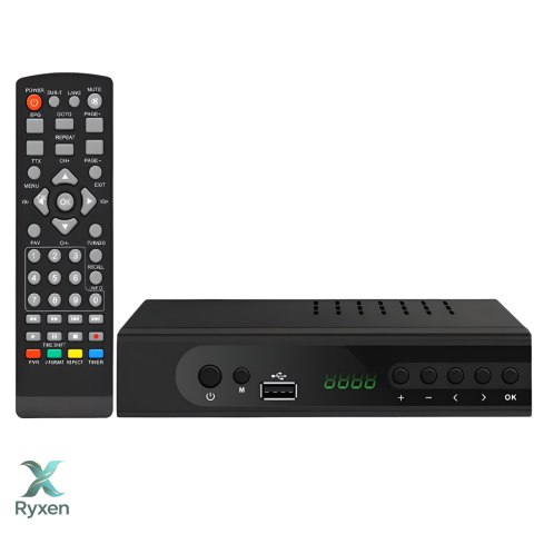 Tuner dekoder dvb t2 hevc h.265 telewizji naziemnej 4k ultra hd usb pilot -e255 RTO