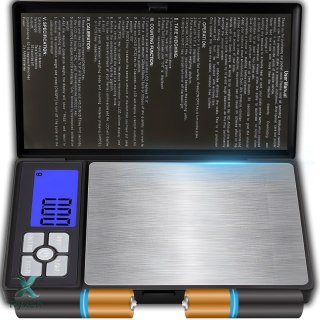 Waga jubilerska elektroniczna 0,01 500g wagi lcd RTO