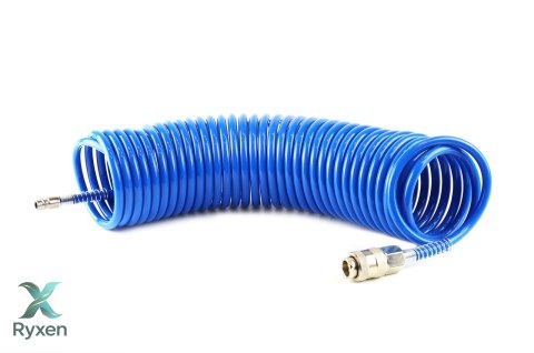 Wąż spiralny do sprężonego powietrza pe 5x8mm 10m pt-04 amio-02603 AMiO
