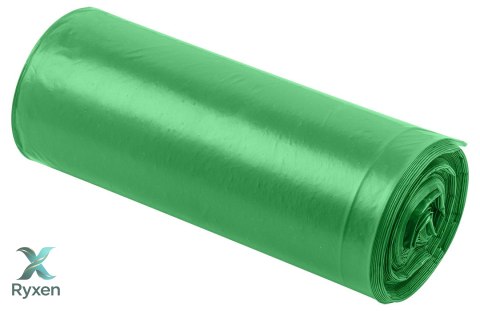 Worki na odpady 200 L, zielone z taśmą, 40 mic, 10 szt. NEO TOOLS