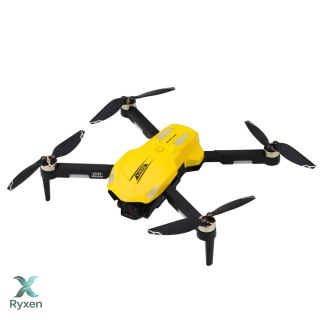 Dron D11 Zdalnie Sterowany Kamera HD WIFI Sterowanie Gestami Pilot Żółty LEAN TOYS