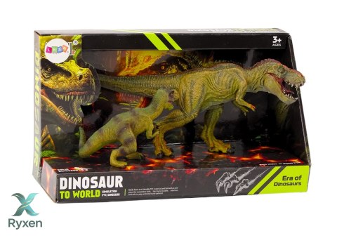 Zestaw Figurki Dinozaurów Tyranozaur Z Małym Realistyczne 2 el. LEAN TOYS