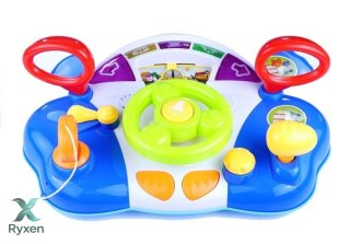 Interaktywna Kierownica Dla Dziecka Panel Dźwięki LEAN TOYS