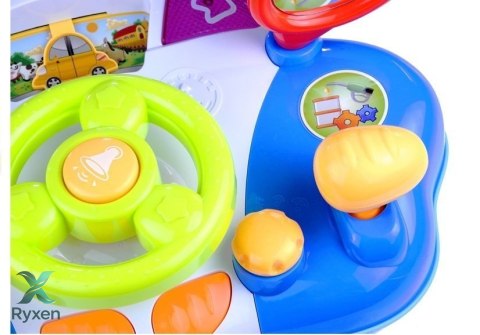 Interaktywna Kierownica Dla Dziecka Panel Dźwięki LEAN TOYS